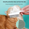 Cat Corner Scratcher with Self-Grooming Bristles and Catnip