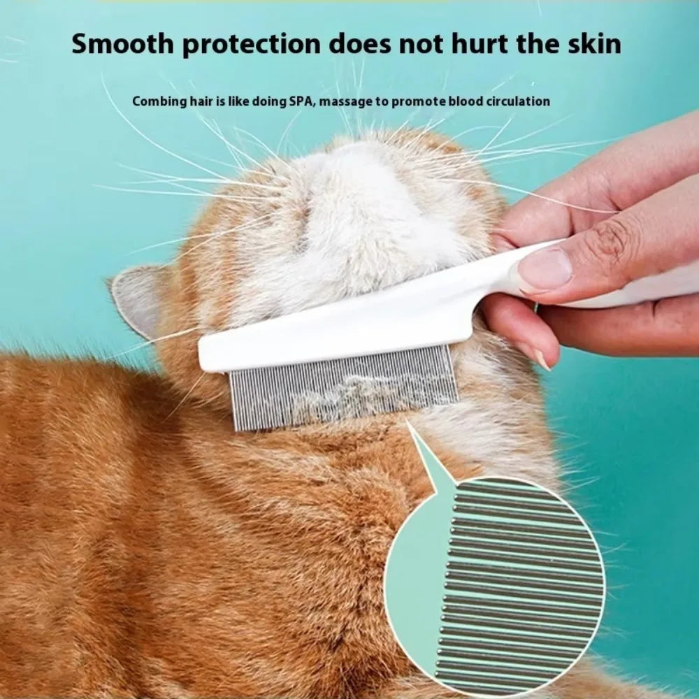 Cat Corner Scratcher with Self-Grooming Bristles and Catnip