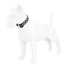 Adjustable Checker Pattern Dog Collar - Soft Nylon, Quick Release