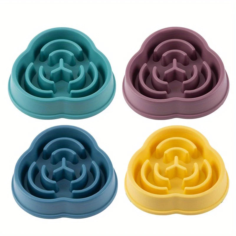 Anti-Spill Slow Feeder Dog Bowl