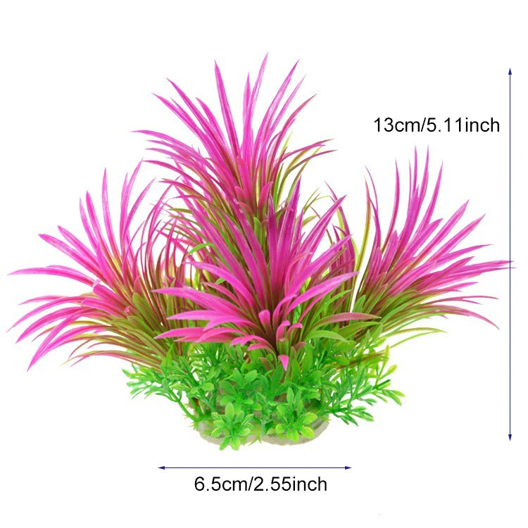 Realistic Artificial Aquarium Plants for Fish Tank Décor