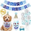 Pet Birthday Celebration Set with Hat Bandana and Bow Tie