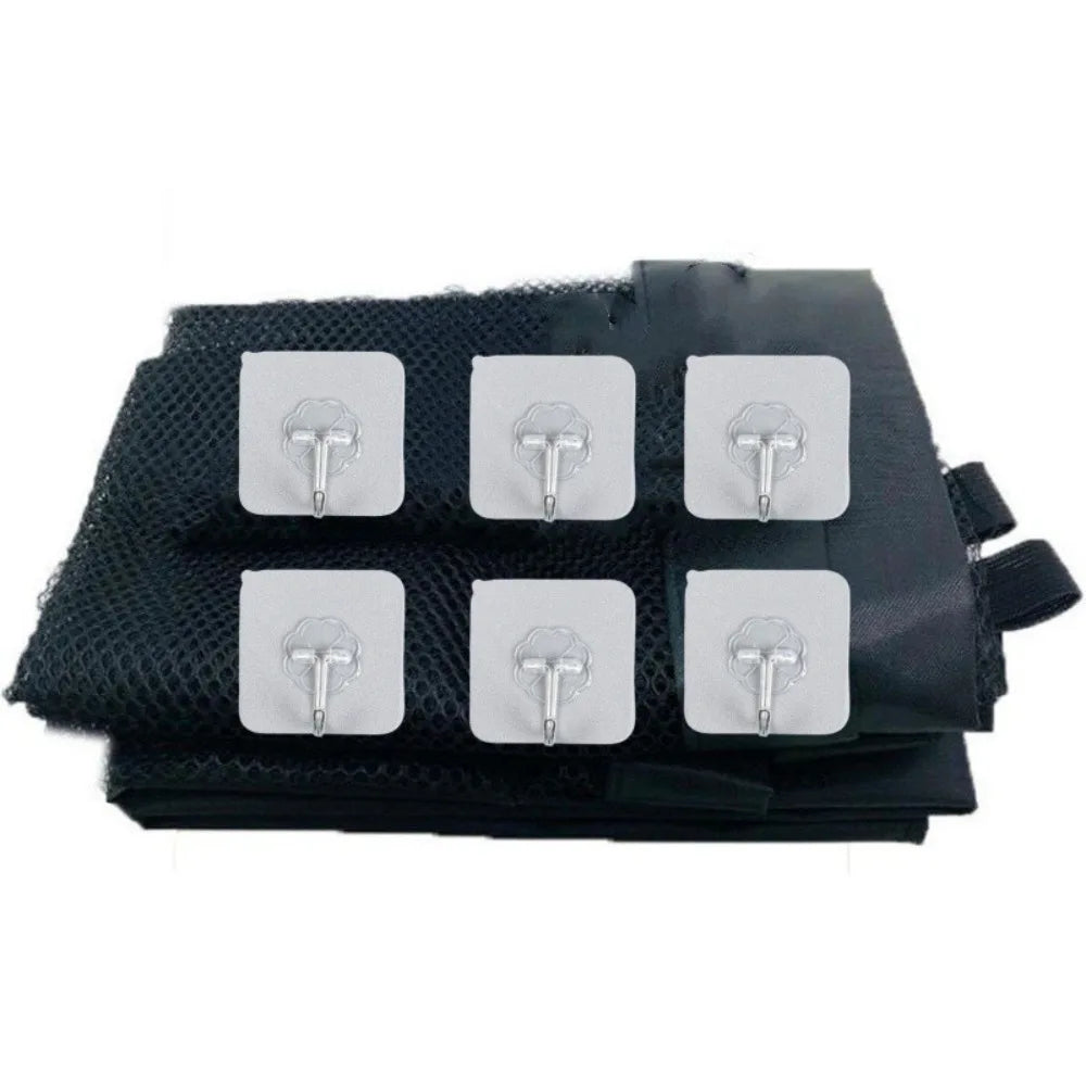 Foldable Mesh Pet Safety Gate with Hooks