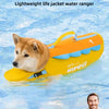 Adjustable Dog Life Jacket with Reflective Trim for Swimming and Water Safety