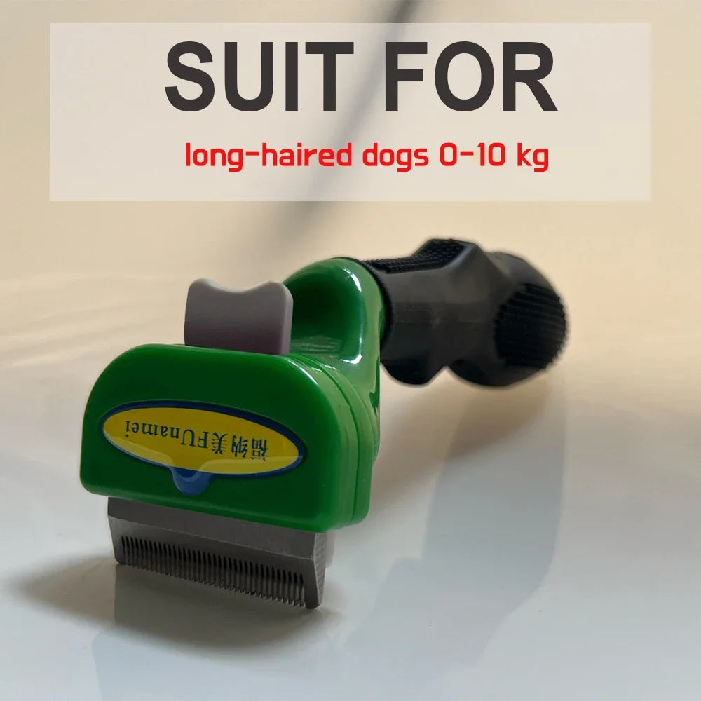 Pet Deshedding Brush for Dogs and Cats – Removes Loose Fur and Tangles