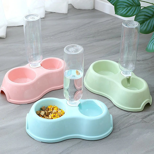 Automatic Cat and Dog Feeder With Water Dispenser And Raised Stand