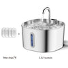 Fontaine à eau automatique pour animaux en acier inoxydable