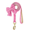 3-Piece Dog Collar Harness Leash Set with Bowknot