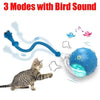 Motion-Activated Cat Toy Ball with Bird Chirping Sounds