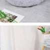 Cozy Plush Round Pet Bed with Detachable Washable Cover