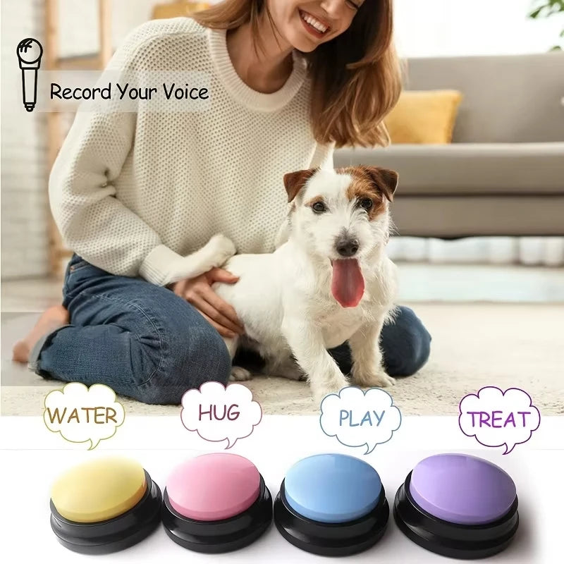 Boutons de Communication pour Animaux avec Enregistrement 30 Secondes