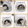 Warm Cat Bed Cave with Cushion and Pet House