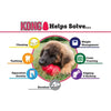 KONG Classic Durable Rubber Dog Toy with Erratic Bounce