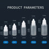 Empty Squeezable Liquid Dropper Bottles with Fine Tip (3-20 ml)