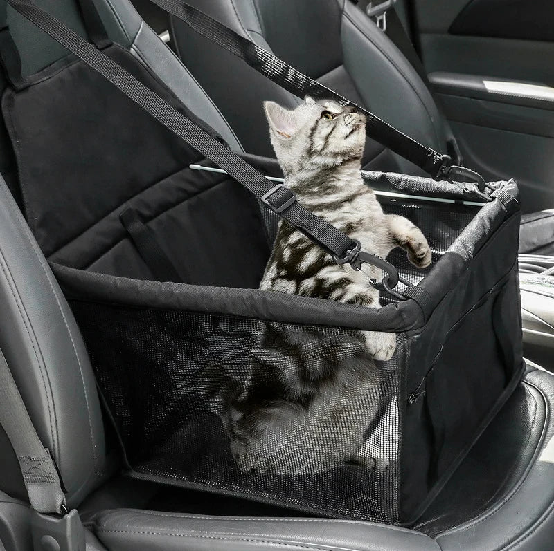 Siège Auto pour Animaux avec Pochette de Rangement