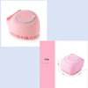 Silicone Pet Bath Massage Brush with Foam Dispenser