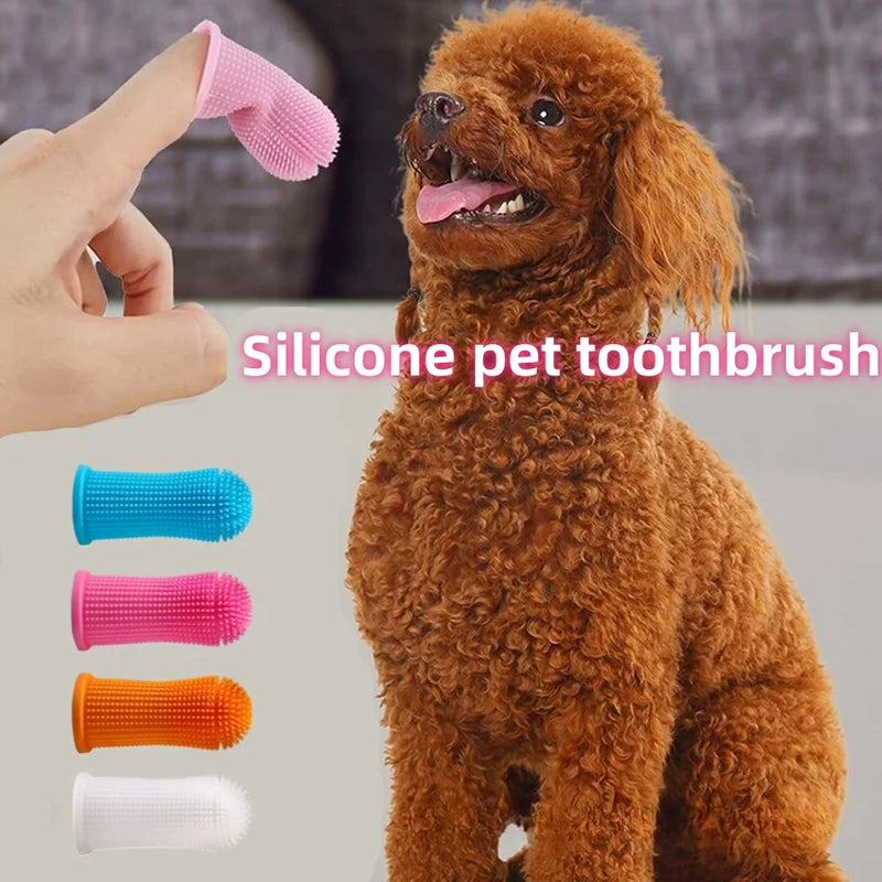 Brosse à dents pour doigts en silicone doux