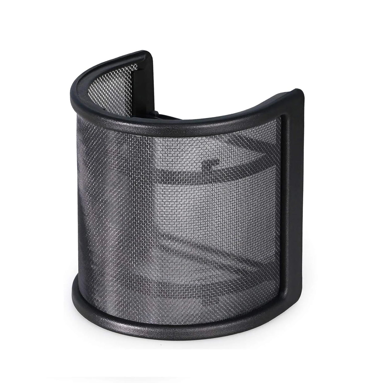 Universal Microphone Pop Filter with Triple-Layer Metal Windscreen