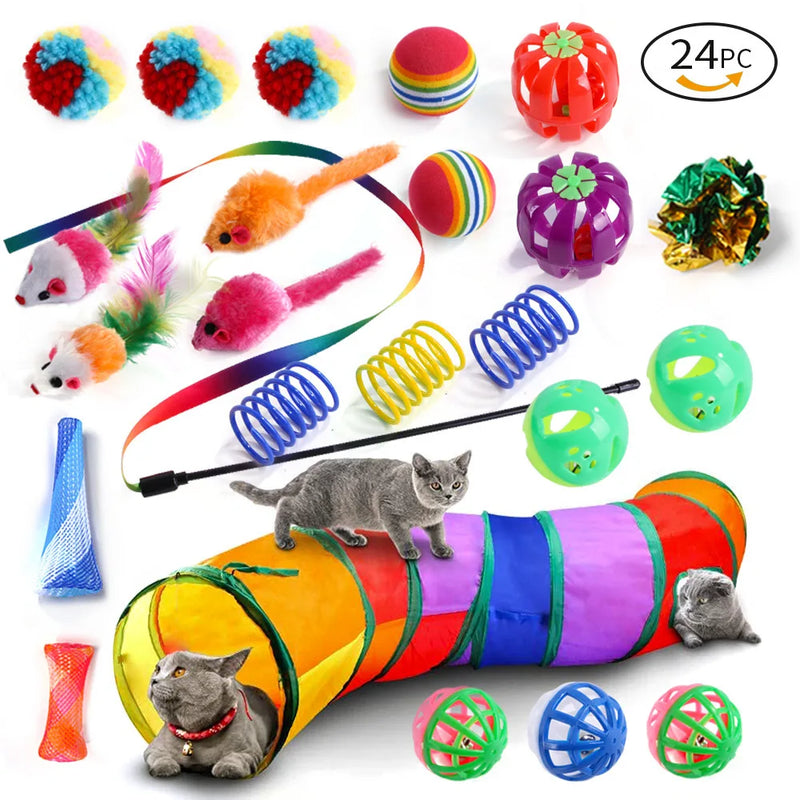 20-teiliges Kätzchenspielzeug-Varietäten-Set