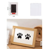 Wooden Baby Handprint & Pet Paw Print Keepsake Frame with Imprint Kit