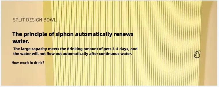 Distributeur automatique de nourriture et d'eau pour animaux