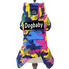 Mono de Algodón Acogedor para Perro con Capucha Impermeable
