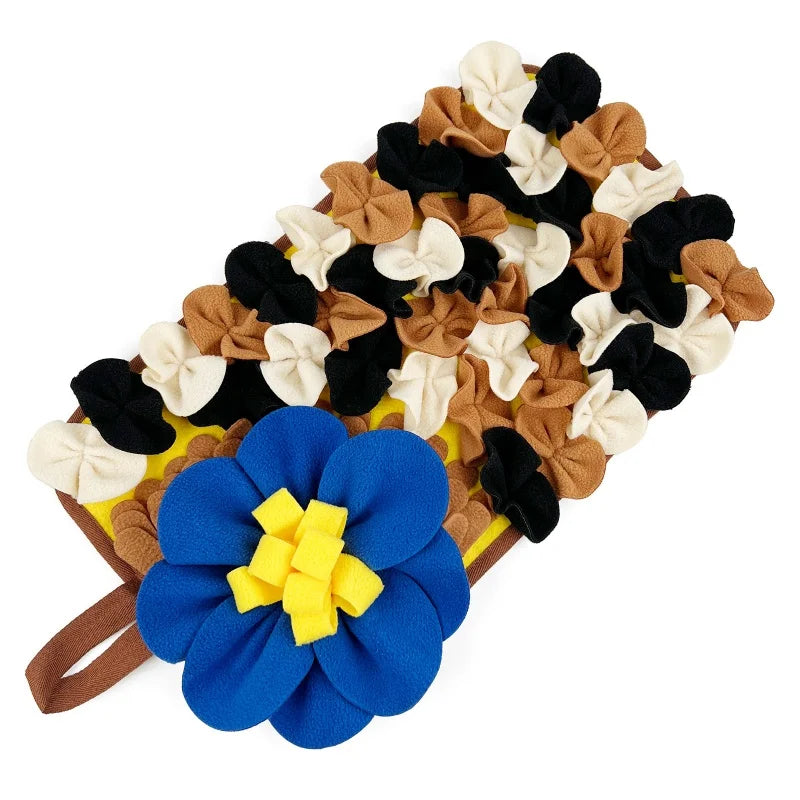 Interactive Flower Foraging Mat for Small Pets