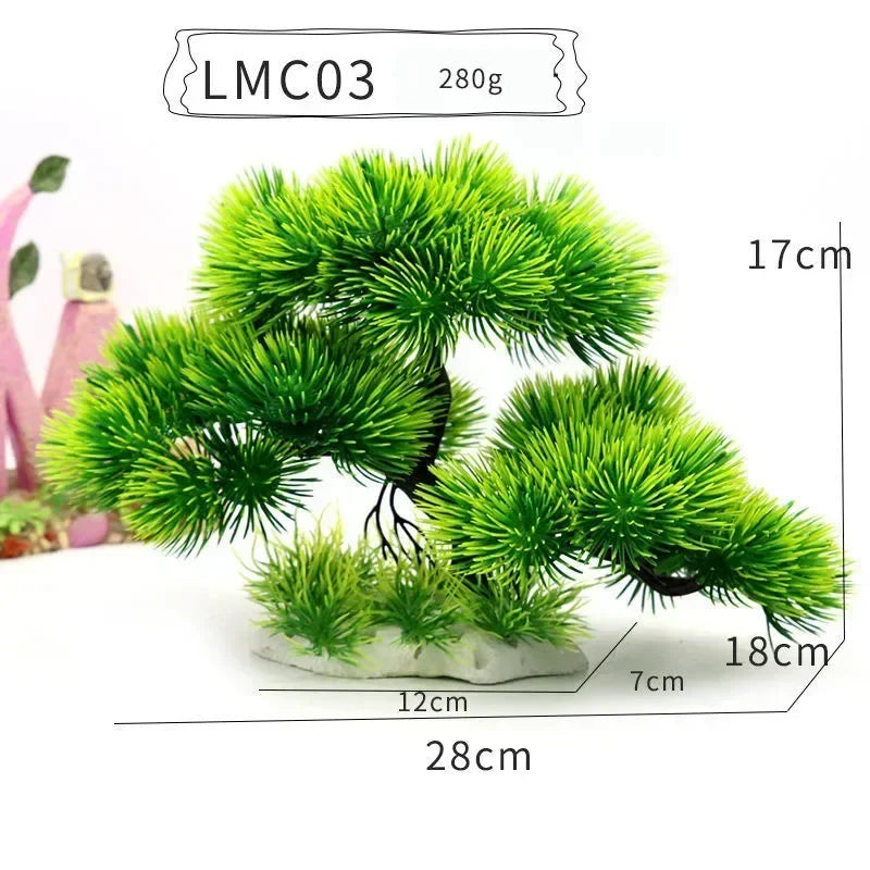 Aquarium Decor: Simulation Plants and Landscaping Ornaments