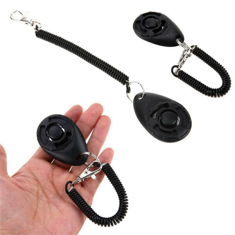 Clicker d'entraînement pour chien avec bracelet ajustable