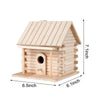 Wooden Hanging Birdhouse for Garden & Patio