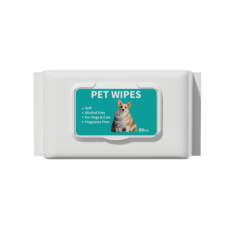 Plant-Based Deodorizing Pet Wipes for Sensitive Skin