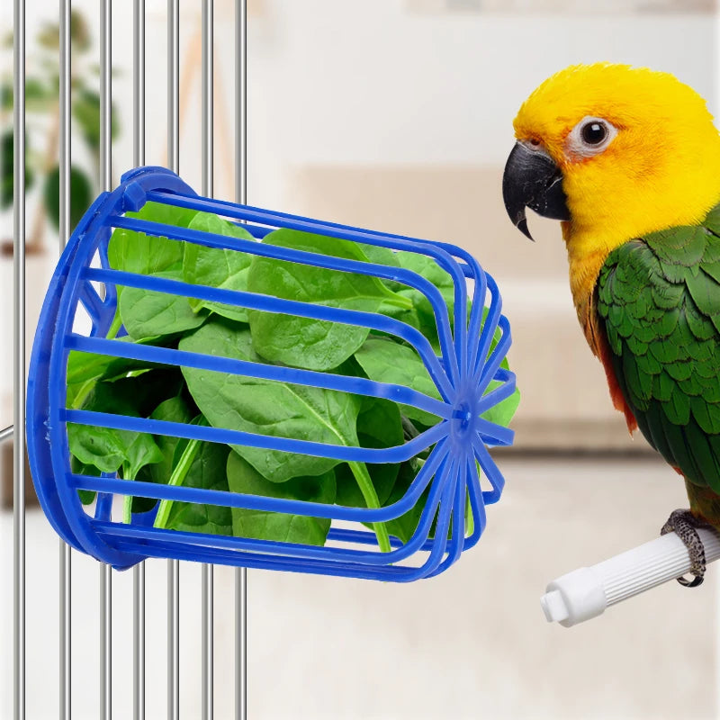 Hanging Bird Cage Feeder for Fresh Fruits and Vegetables