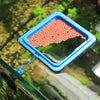 Anneau d'alimentation pour aquarium noir avec ventouse
