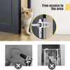 No-Drill Adjustable Cat Door Latch with Stabilizer