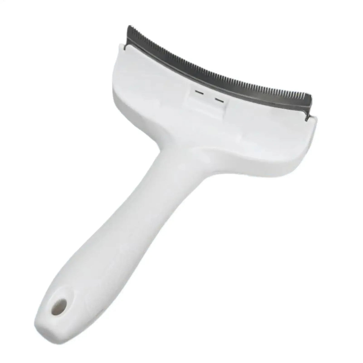 Pet Deshedding Brush with V-Tooth Comb - Gentle Undercoat Rake for Dogs & Cats