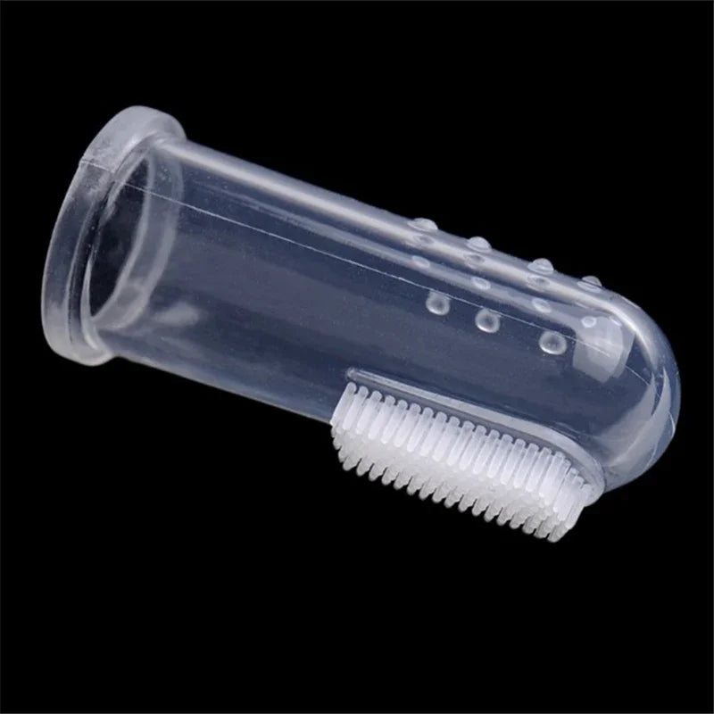 Soft Silicone Finger Toothbrush for Dogs and Cats