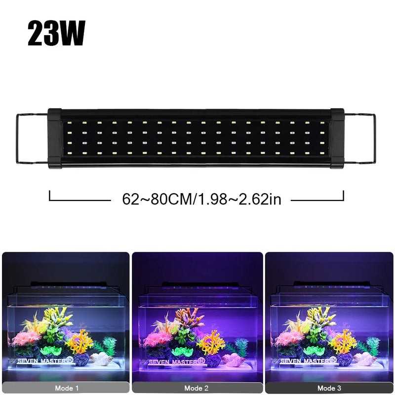 Lampe LED Réglable pour Aquarium et Croissance des Plantes