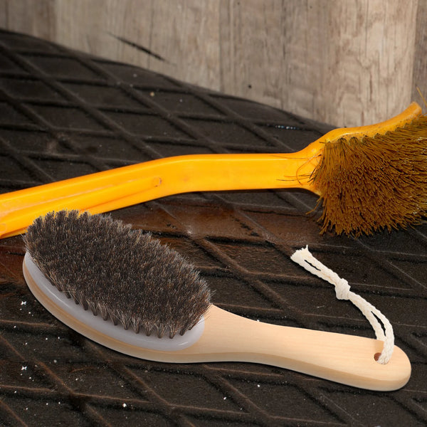 Brosse à poussière pour chevaux à poils souples