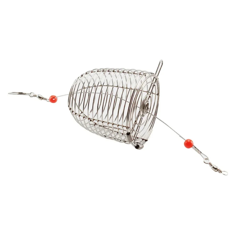 Bol d'alimentation en acier inoxydable pour crevettes