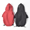 Abrigo impermeable con capucha para perro