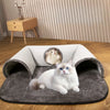 U-Shaped Tunnel Cat Bed with Removable Washable Cover