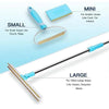 3-Piece Pet Hair Removal Tool Set with Telescopic Handle