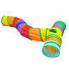 Foldable Cat Play Tunnel with S-Shaped Design