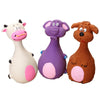 Latex Dog Toy Squeaky Elephant Cow Rubber Interactive Chew Toy