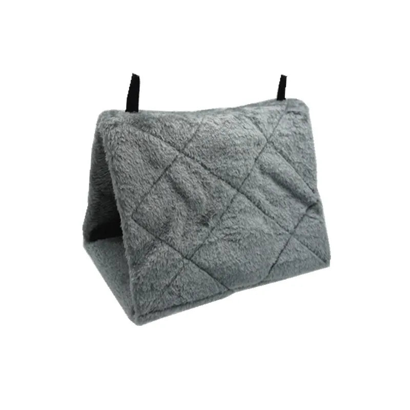 Plush Hanging Bird Hammock Tent with Hooks