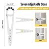 No-Drill Adjustable Cat Door Latch with Stabilizer