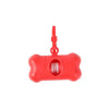 Bone-Shaped Pet Waste Bag Dispenser with Clip