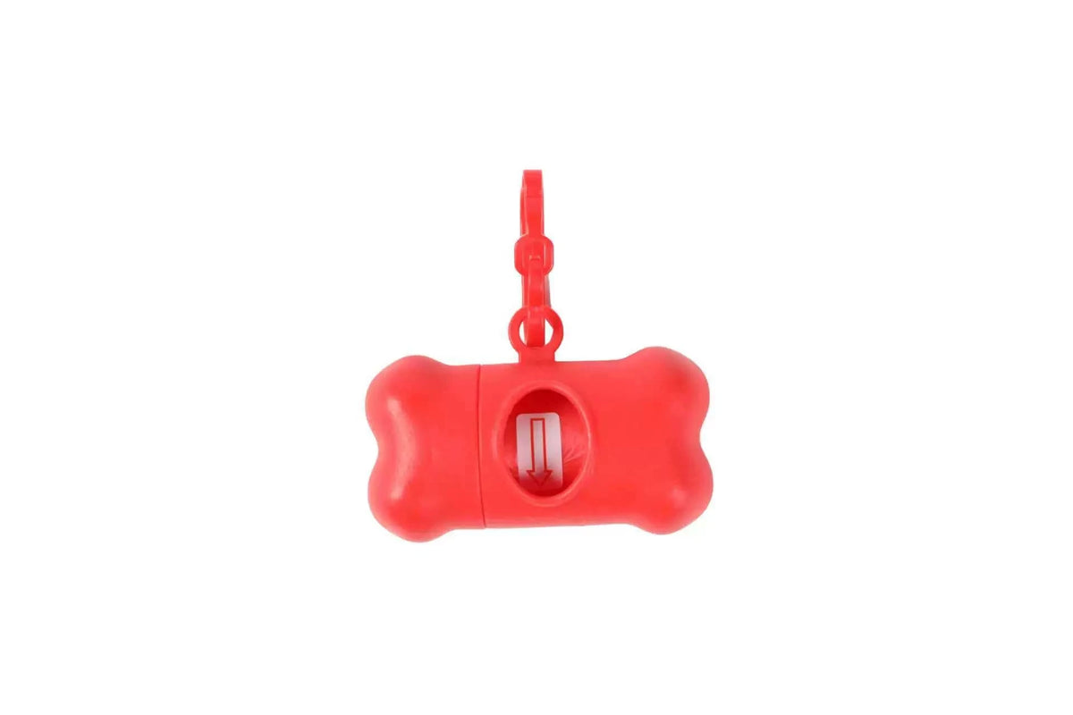 Bone-Shaped Pet Waste Bag Dispenser with Clip