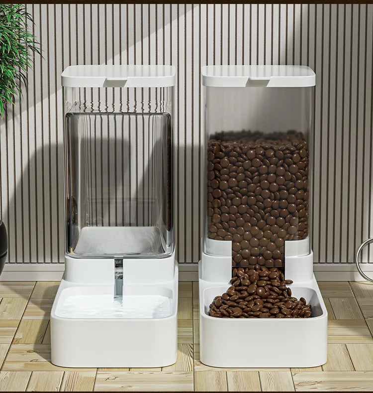 Schwerkraft-Futter- & Wasserspender für Haustiere