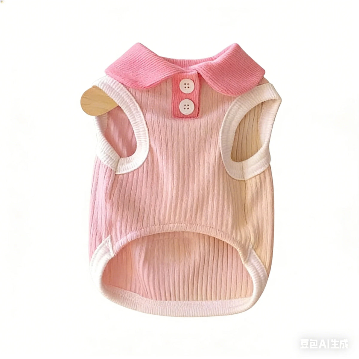 Breathable Dog T-Shirt with Collar for Summer
